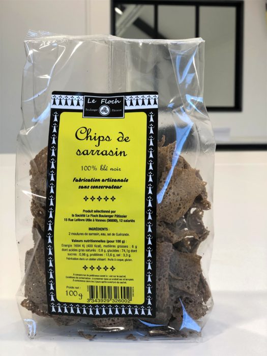 Chips de sarrasin 100% Blé noir