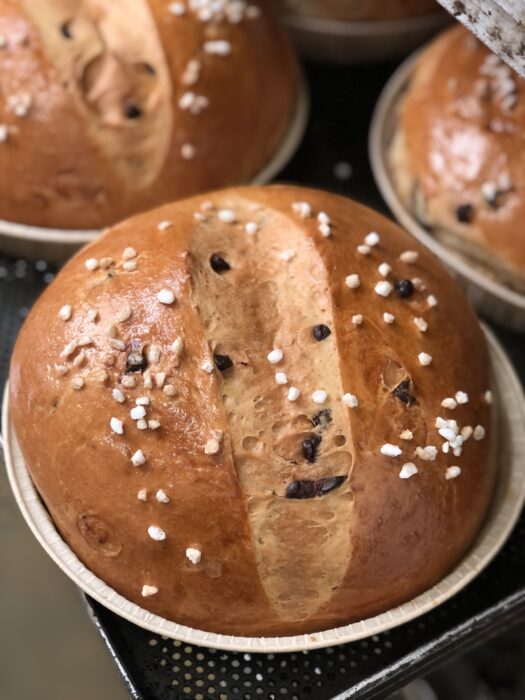 Gâche Pur Beurre aux Pépites de Chocolat et Sucre Perlé 400g